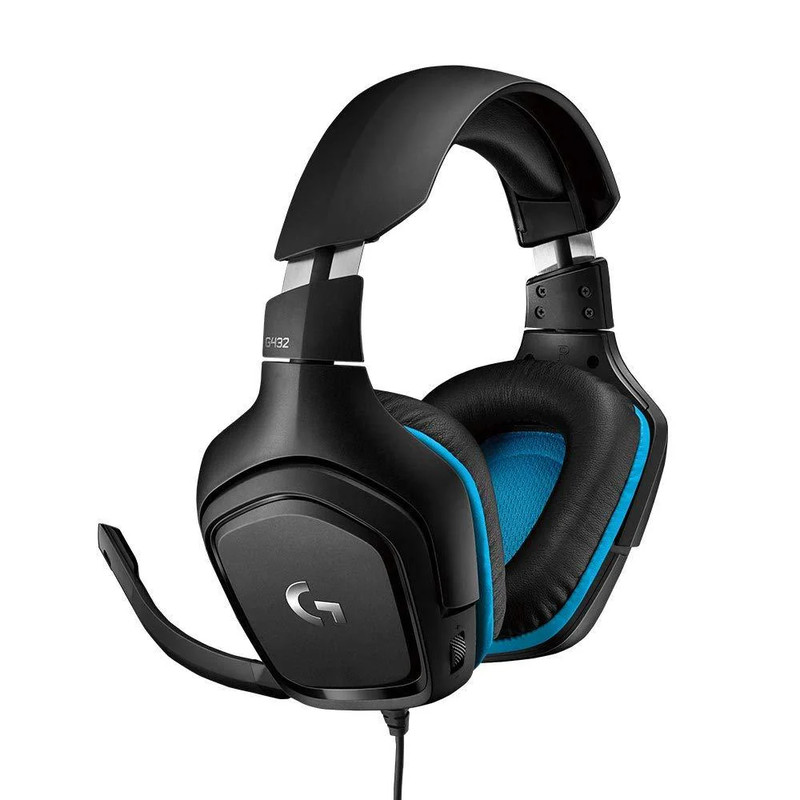Logitech G432 7.1 Surround Sound USD Gaming Headset - Wired - سماعة